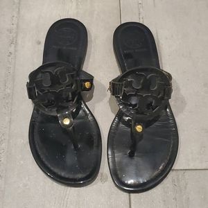 Used Tory Burch Miller sandal patent leather